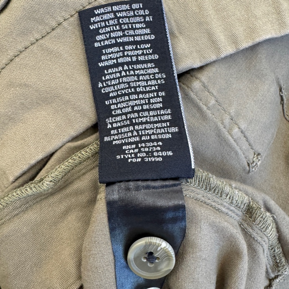 Bagatelle Olive Utility Wide Leg Trouser Pants Size 12P - Picture 7 of 11